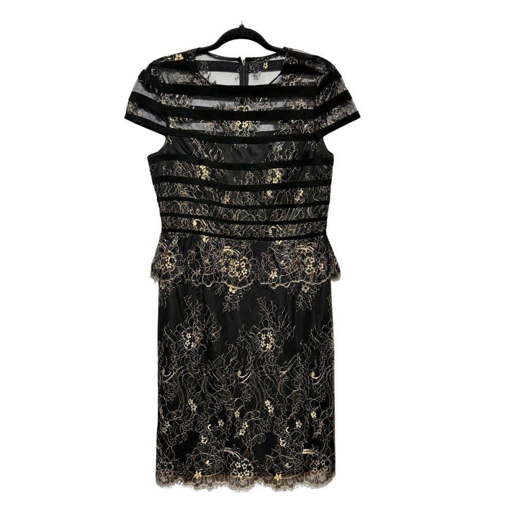 NWT Alex Evenings Gilden Glamour Dress Womens Size 10 Modern Victorian Romantic‎